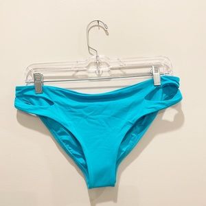 L SPACE | Blue Bikini Bottoms